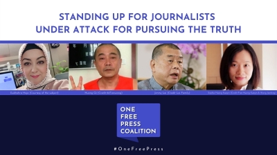 One Free Press Coalition – ’10 Most Urgent’ List of January 2022