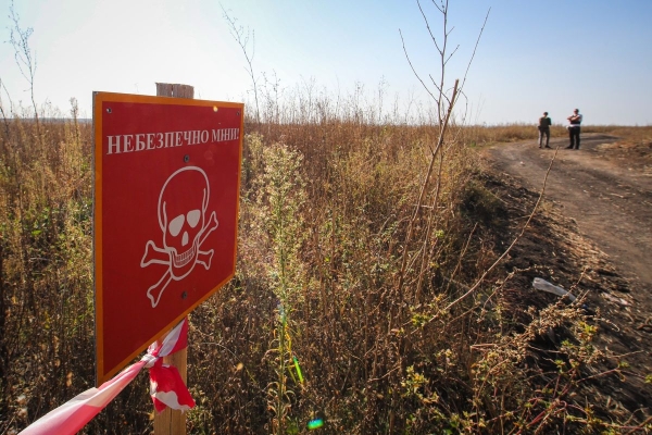 There are now more land mines in Ukraine than almost anywhere else on the planet