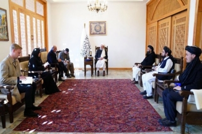 Afghanistan deputy PM Hanafi meets UN officials in Kabul