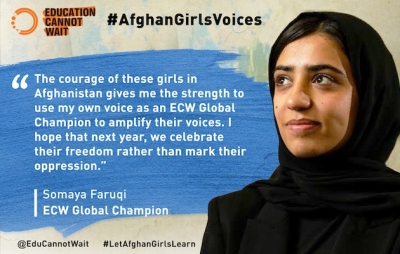 #AfghanGirlsVoices Campaign to Elevate Voices of Young Afghan Girls on Global Stage